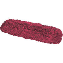 Synthetic Dual Dust Control Mop Head Red - 80CM