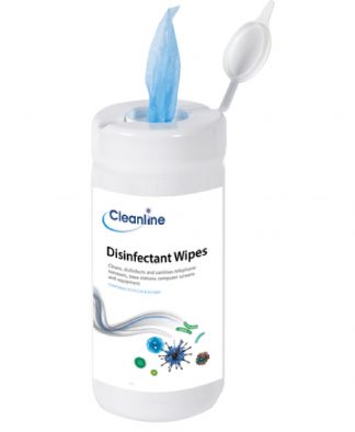 Cleanline Sanitising Wipe - Tub of 200