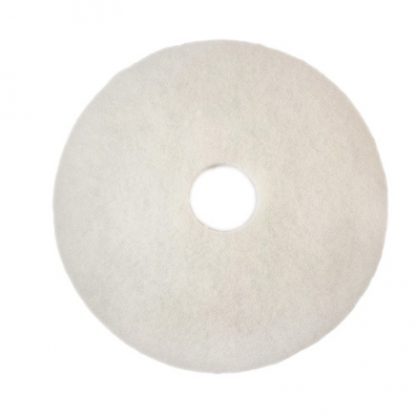 3M standard floor pad 17” white (Case of 5)